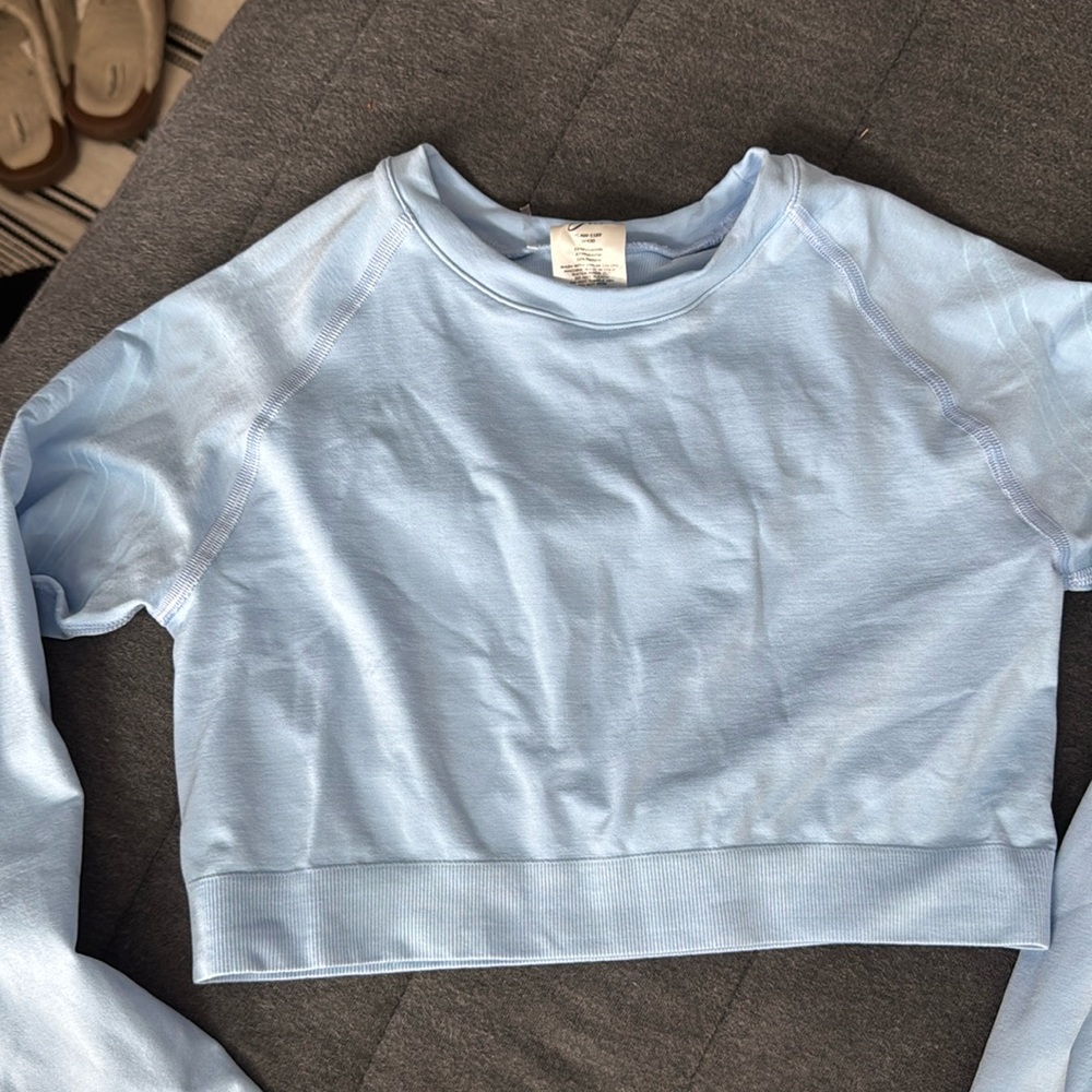 Workout cropped longsleeve